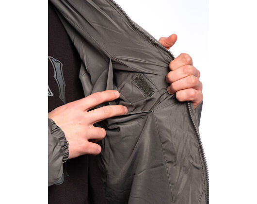 Péřová bunda Karl Kani - Small Signature Embossed Logo Puffer Jacket - Grey