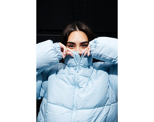 Péřová bunda Karl Kani - Small Signature Embossed Logo Puffer Jacket - Blue