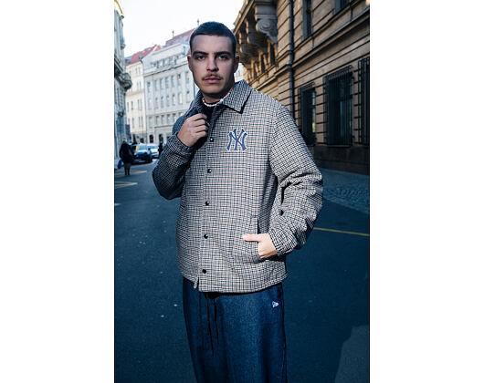 Bunda New Era - MLB Check Coach Jacket - NY Yankees - Auburn