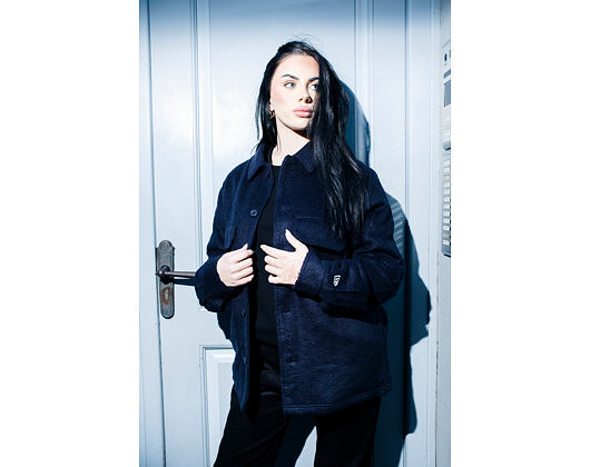 Bunda New Era - Branded Shacket - Navy