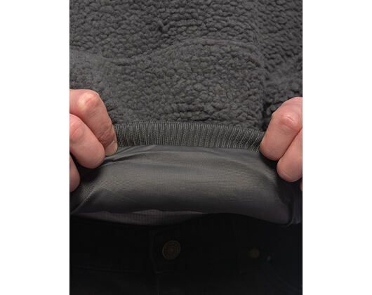 Mikina Karl Kani - Silver Teddy Hoodie - Grey