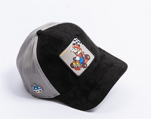 Kšiltovka Capslab Trucker Premium Mario Kart X Capslab Black/Stone