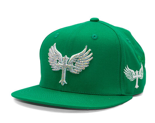 Kšiltovka Reflection Luxury Shine Loud Snapback - Joker Green / White