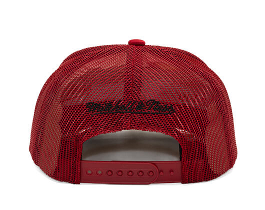 Kšiltovka Mitchell & Ness - NHL Vintage Block Trucker - Chicago Blackhawks - Cream