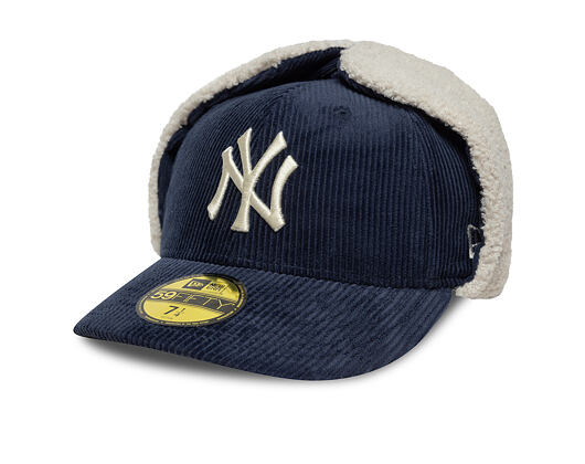 Kšiltovka New Era - MLB Dogear Cord 59FIFTY - NY Yankees - Navy / Cream