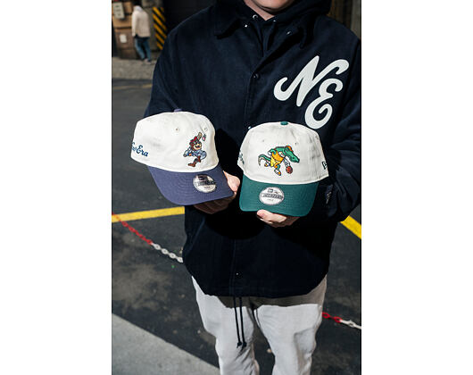 Dětská Kšiltovka New Era - Branded Kids Mascot 9TWENTY - Cream / Navy