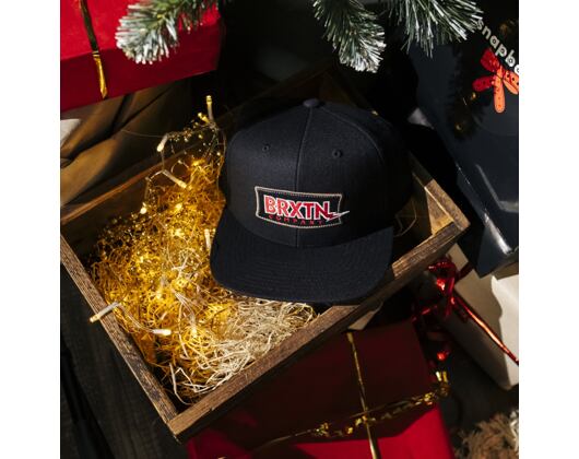 Kšiltovka Brixton - Lightning Mp Snpk - Black