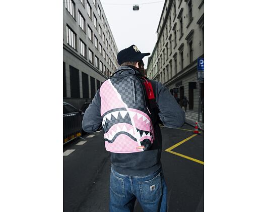 Batoh Sprayground Pink And Black Tear Sip Backpack