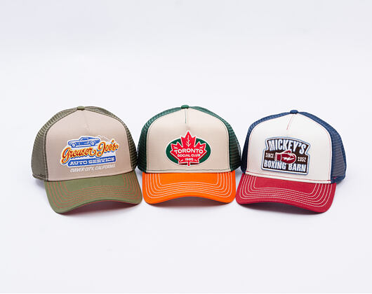 Kišltovka Stetson - Trucker Cap Toronto Social Club - Orange / Beige