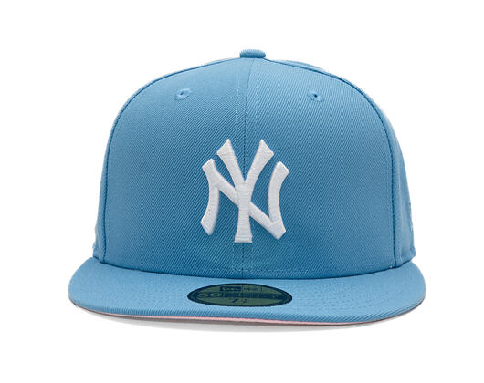 Kšiltovka New Era - MLB 1999 WS 59FIFTY - NY Yankees - Sky Blue / Pink UV