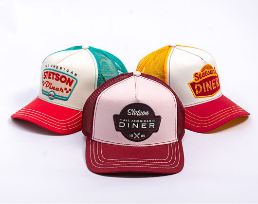Kšiltovka Stetson - Trucker Cap - All American Diner - 88