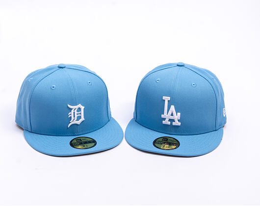 Kšiltovka New Era - MLB Seasonal 59FIFTY - LA Dodgers - Sky Blue / Pink UV