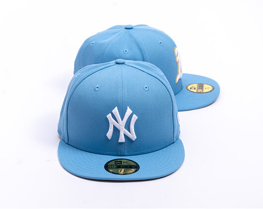 Kšiltovka New Era - MLB Seasonal 59FIFTY - NY Yankees - Sky Blue / Pink UV