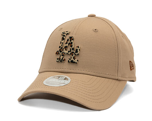 Dámská Kšiltovka New Era - MLB Animal Infill 9FORTY - LA Dodgers - Camel