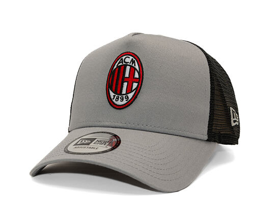 Kšiltovka New Era -  Patch 9FORTY Trucker - Ac Milan - Grey