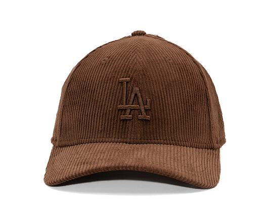 Kšiltovka New Era - MLB Cord 9FORTY M-CROWN - LA Dodgers - Chestnut Brown