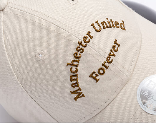 Dámská Kšiltovka New Era -  Wordmark 9FORTY - Manchester United FC - Chestnut Brown