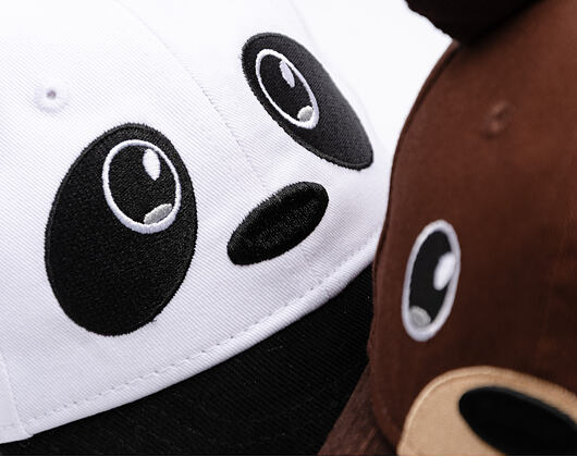 Dětská Kšiltovka New Era - Branded Cord Ears 9FORTY - White