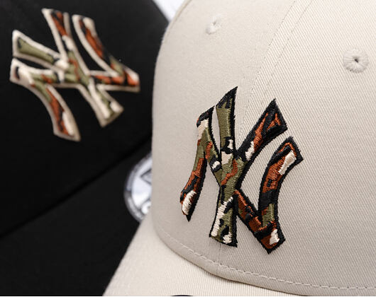 Kšiltovka New Era - MLB Outline Camo 9FORTY - NY Yankees - Stone