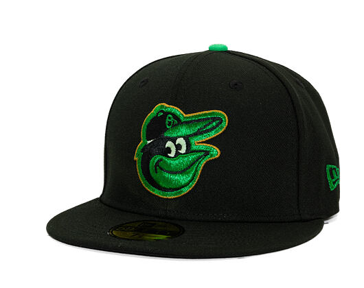 Kšiltovka New Era - MLB 2026 St. Patrick Day 59FIFTY - Baltimore Orioles - Black