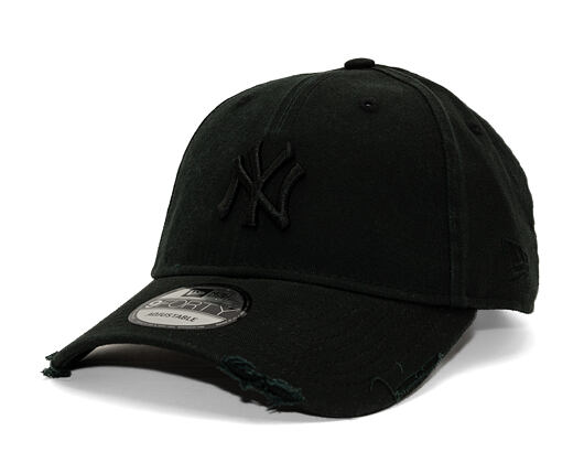 Kšiltovka New Era - MLB Wash Distress 9FORTY - NY Yankees - Black