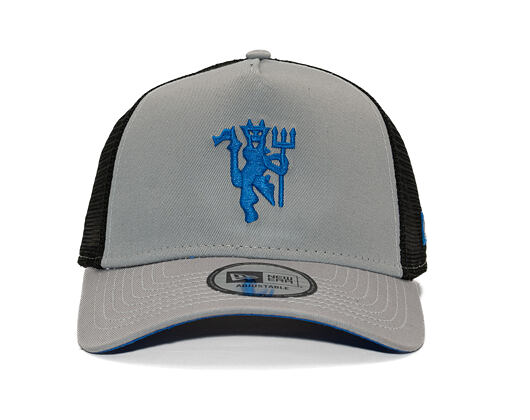 Kšiltovka New Era -  Seasonal 9FORTY Trucker - Manchester United FC - Grey