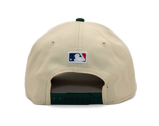 Kšiltovka New Era - MLB Colorblock 9FORTY M-CROWN - Oakland Athletics - Cream
