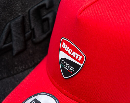 Kšiltovka New Era - Ducati Motor Core 9FORTY Trucker - Scarlet