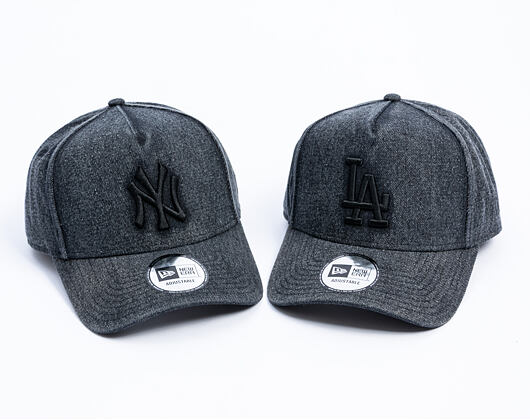 Kšiltovka New Era - MLB Denim 9FORTY A-Frame - LA Dodgers - Black