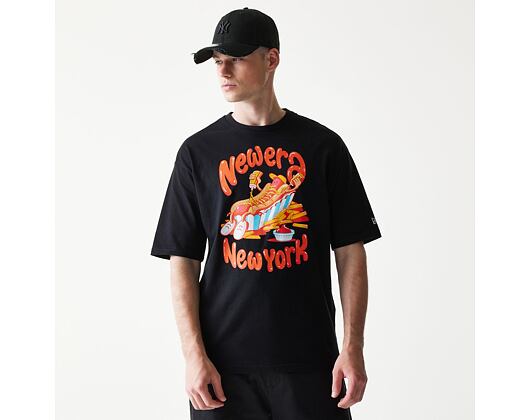 Triko New Era - Food Graphic Tee - Black