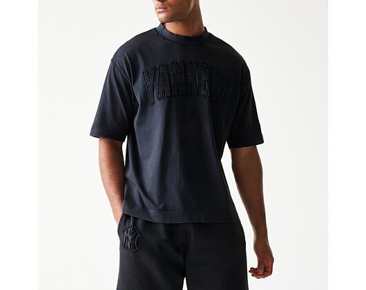 Triko New Era - MLB Washed Boxy Tee - NY Yankees - Black