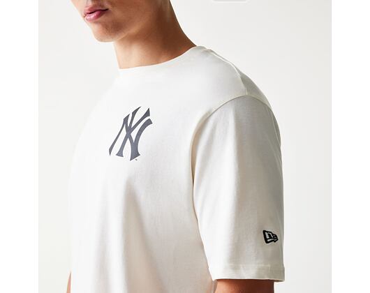 Triko New Era - MLB Food Graphic Tee - NY Yankees - Off White