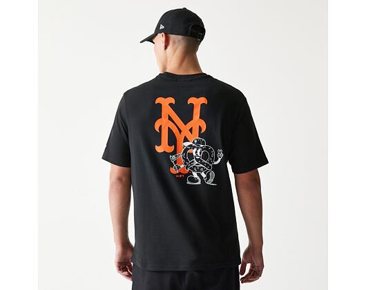 Triko New Era - MLB Food Graphic Tee - NY Mets - Black