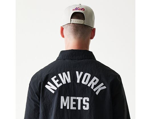Bunda New Era - MLB Coaches Jacket - NY Mets - Black