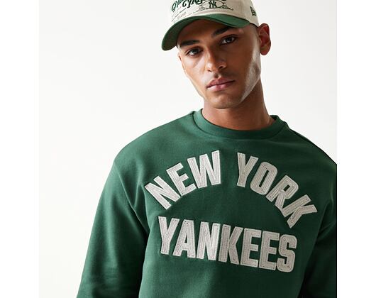 Mikina New Era - MLB Graphic Oversized Crewneck - NY Yankees - Cilantro Green