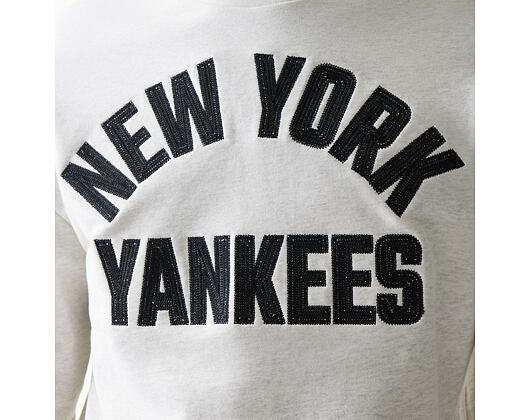 Mikina New Era - MLB Graphic Oversized Crewneck - NY Yankees - Heather Grey