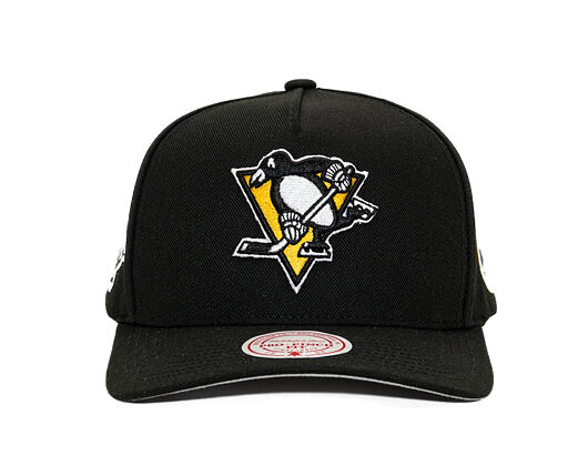 Kšiltovka Mitchell & Ness - Pittsburgh Penguins - Double Clutch Pro Snapback - Black
