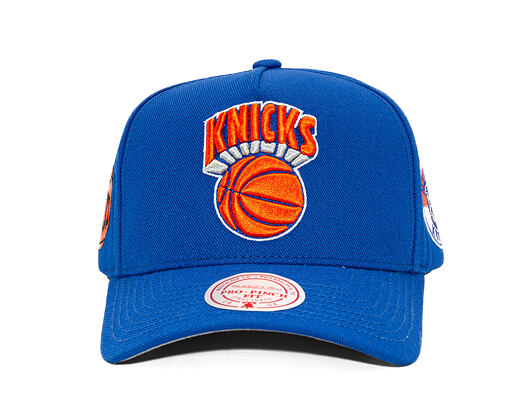 Kšiltovka Mitchell & Ness - New York Knicks - Double Clutch Pro Snapback Hwc - Royal
