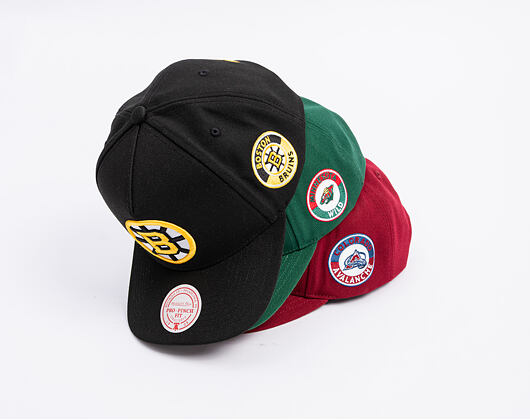 Kšiltovka Mitchell & Ness - Minnesota Wild - Double Clutch Pro Snapback - Green