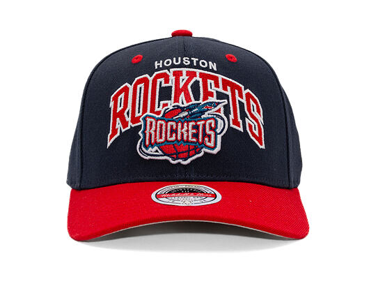 Kšiltovka Mitchell & Ness - NBA Team Arch Snapback - Houston Rockets - Navy / Red