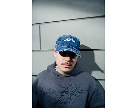 Kšiltovka New Era - Branded Pigment Wash 9TWENTY A-Frame - Navy