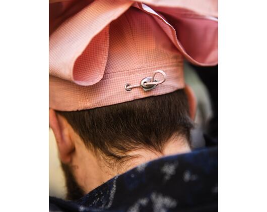 Kšiltovka Kangol - TRENDS PACK - Seersucker Drape 5-Panel - Pink