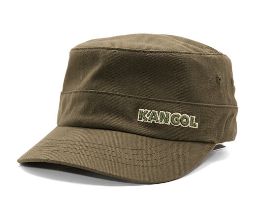 Kšiltovka Kangol - Cotton Twill Army Cap - Green