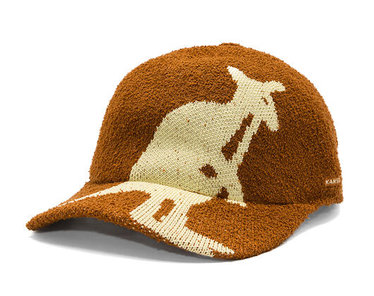 Kšiltovka Kangol - Retro Bermuda Big Kroo Spacecap - Rustic Caramel