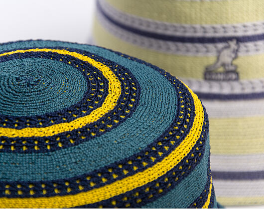 Klobouk Kangol - Tropic Resort Stripe Lahinch - Celestial Teal Multi
