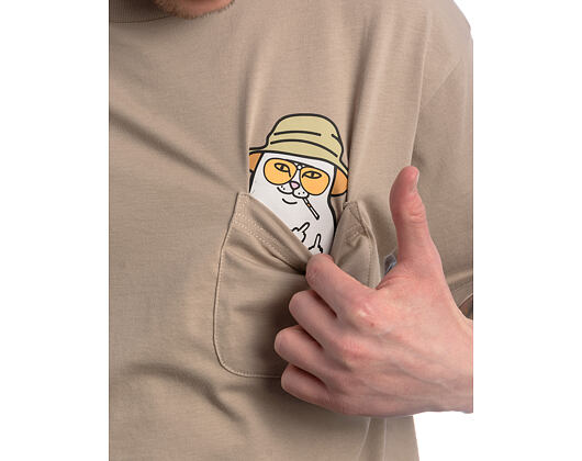 Triko Rip N Dip - Nermal S Thompson Pocket Tee (Tan)