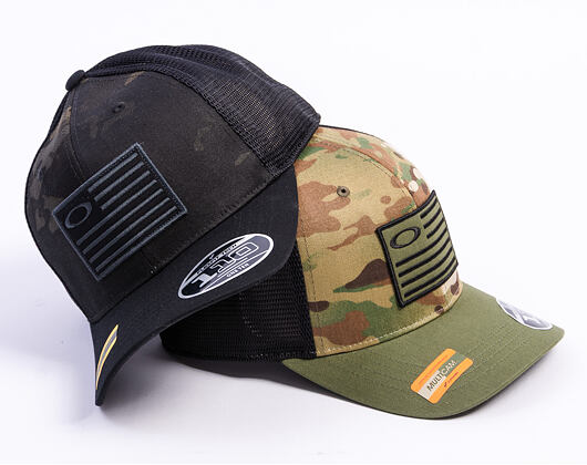 Kšiltovka Oakley - Si Multicam Flag 110 Snapbck Cap - Black Multicam