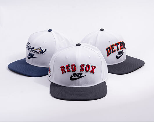 Kšiltovka Nike - Cooperstown Dri-Fit Pro - Boston Red Sox - White 10A/Pitch Blue 4FA