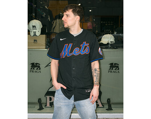 Dres Nike - MLB Limited Alternate Jersey - New York Mets - Black 00A