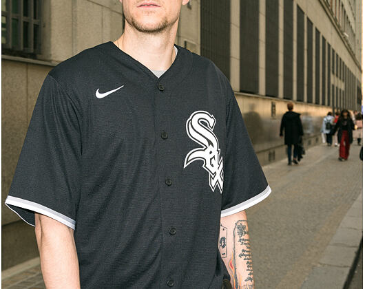 Dres Nike - MLB Replica Alternate 2 Jersey - Chicago White Sox - Black 00A
